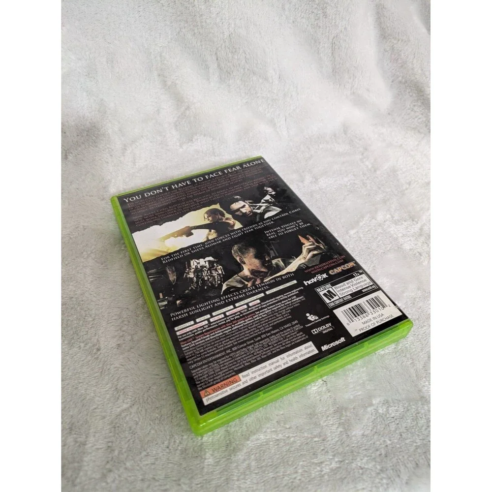 Resident Evil Microsoft Xbox 360 Mature +17 Video Game